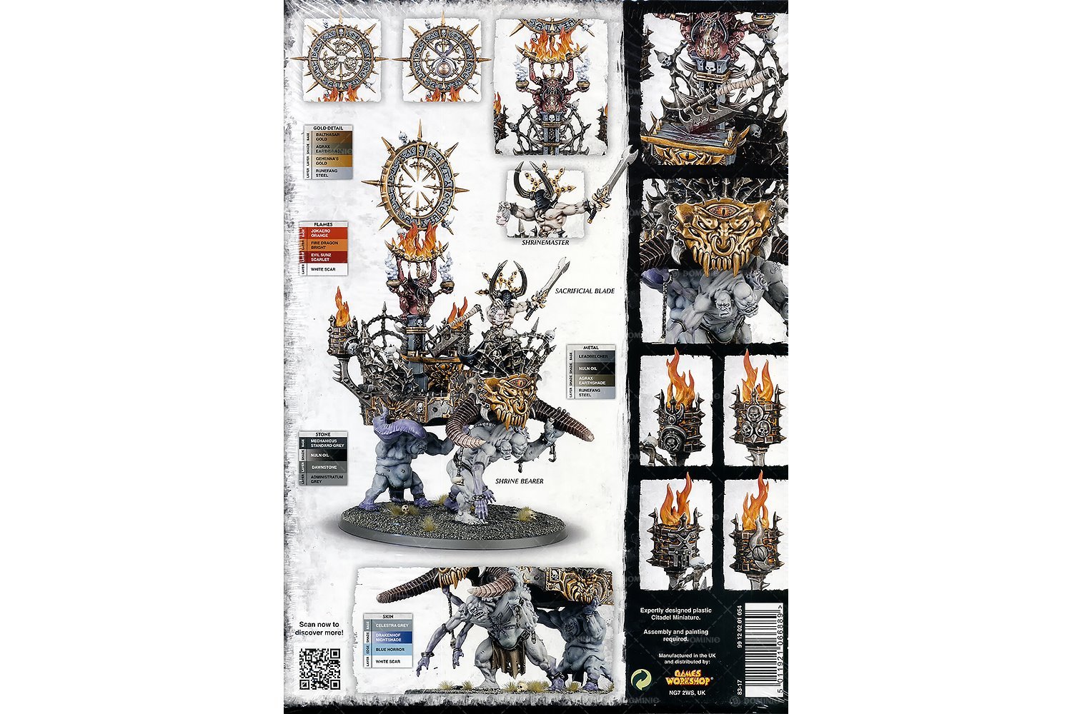 Games Workshop Slaves to Darkness Chaos Warshrine Warhammer Age of